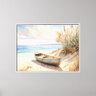 Beach Scene Canvas Wall Art