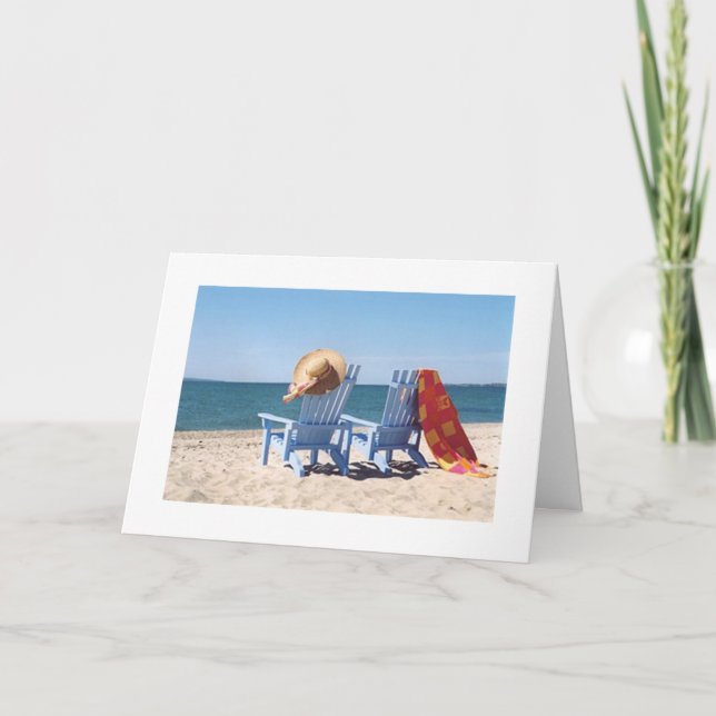 BEACH SCENE-FAVORITE *****SISTER'S BIRTHDAY******* CARD (Front)