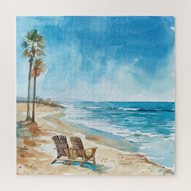 Beach Scene Jigsaw Puzzle (Vertical)