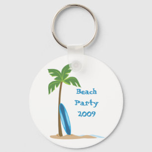 Beach Scene Keychain
