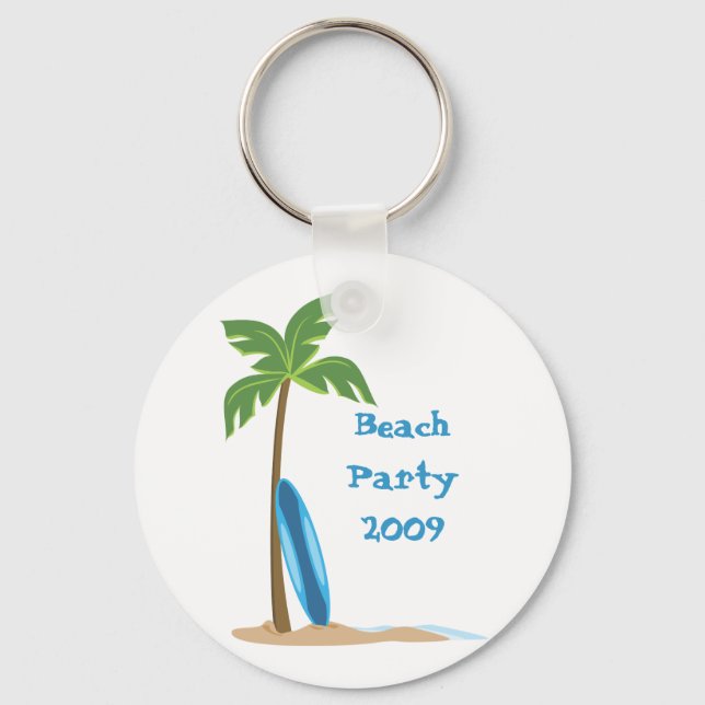 Beach Scene Keychain (Front)