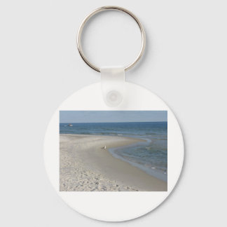 Beach Scene Keychain