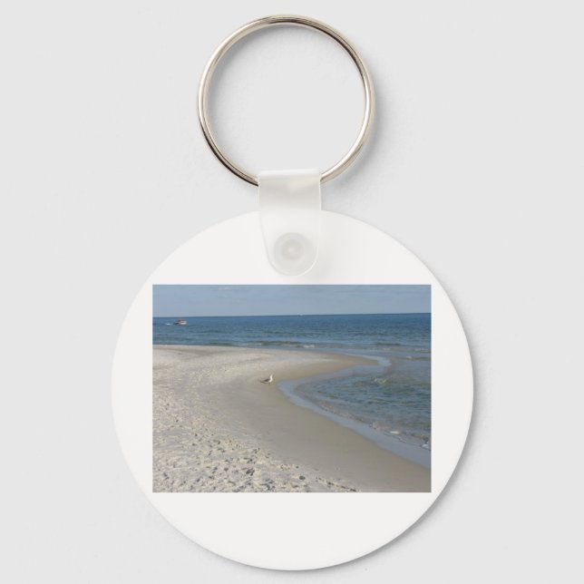 Beach Scene Keychain (Front)
