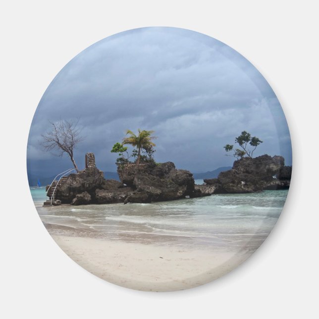 Beach scene magnet (Front)