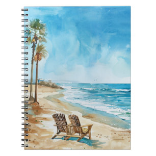 Beach Scene Notebook