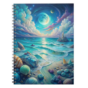 Beach Scene  Notebook