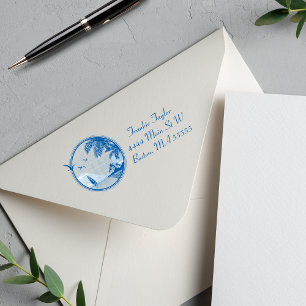 Beach Scene Personalized Self-inking Stamp