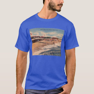 Beach Scene, Point Pleasant NJ, Vintage T-Shirt
