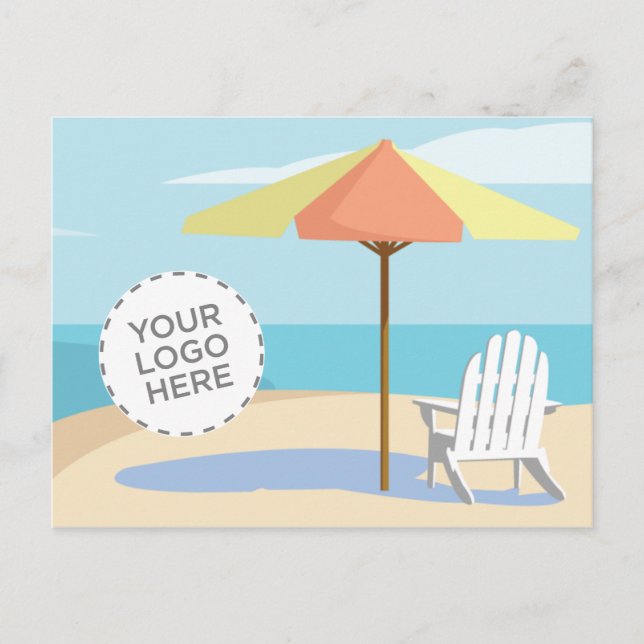 Beach Scene Postcard (Front)