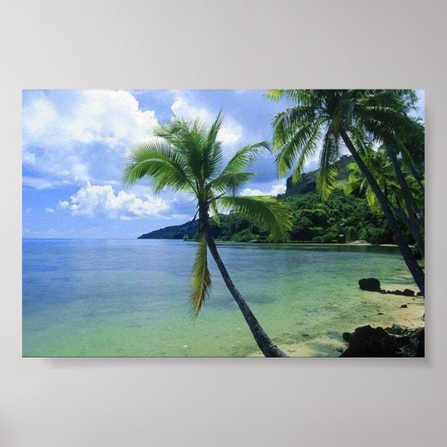 Beach Scene Poster (Front)