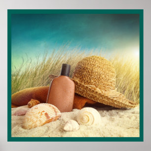 Beach Scene Poster
