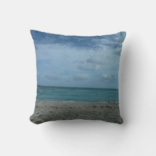 BEACH SCENE THROW PILLOW