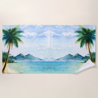 Beach Scene Towel