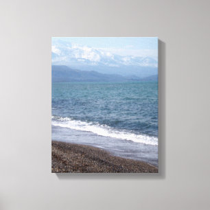Beach Scene Wrapped Canvas
