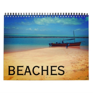 beach scenes 2025 calendar