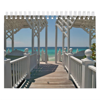 Beach Scenes of Beautiful Seaside, Florida Calendar