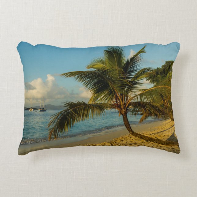 Beach scenic accent pillow (Front)