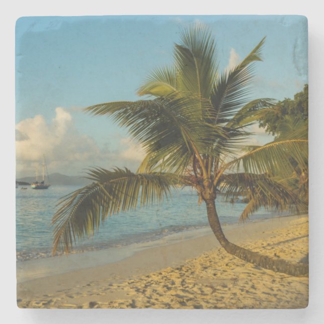 Beach scenic stone coaster (Front)