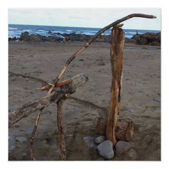 Beach Sculpture Poster (Front)