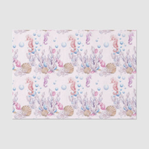 Beach sea horse pattern party tissue tissue paper