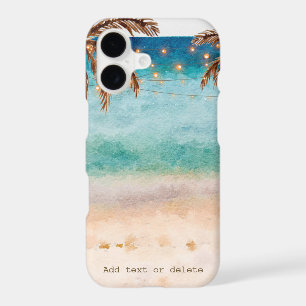 beach sea sand tropical phone case cover