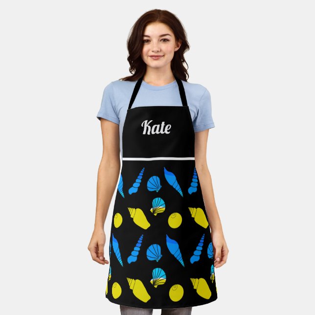 Beach Sea Shell  Apron (Worn)