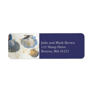 Beach Sea Shells Return Address Label