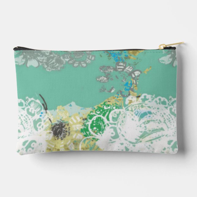 Beach Sea Themed Accessory Pouch (Back)