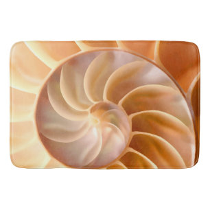 Beach Seashell Theme Bath Mat