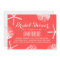 Beach Seashells Coral Red Bridal Shower