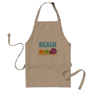Beach Seashells Standard Apron