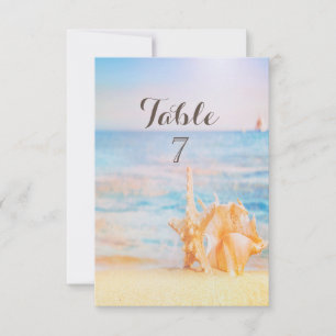  Beach,Seastar,Seashell  Invitation