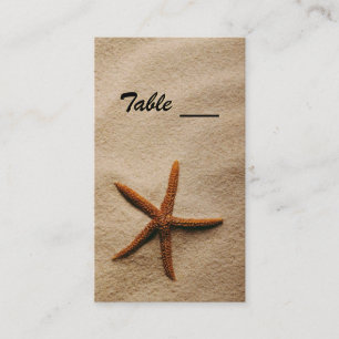 Beach Serenity Table Card