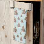 Beach Shell Christmas Tree Pattern Kitchen Towel<br><div class="desc">Celebrate the holidays with a bit of surf and sand with this festive kitchen towel featuring a repeating Christmas tree pattern made of shells and starfish. Whether you live in a beach or tropical location like Florida, California, the Bahamas—or just love the coastal look—this design brings the holiday spirit with...</div>