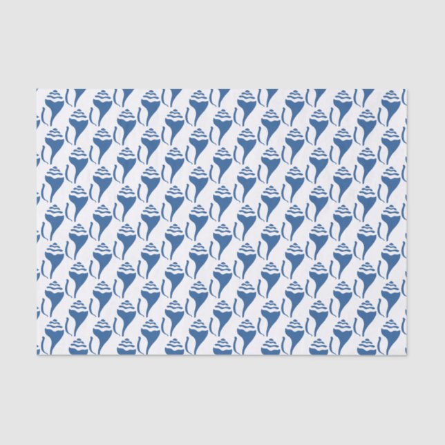 Beach shell pattern tissue paper (Front)