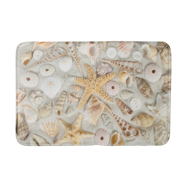 Beach Shells Bath Mat (Front)