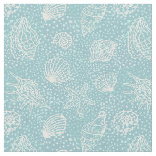 Beach shells fabric