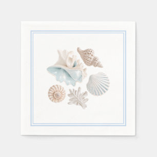Beach Shells Paper Napkins