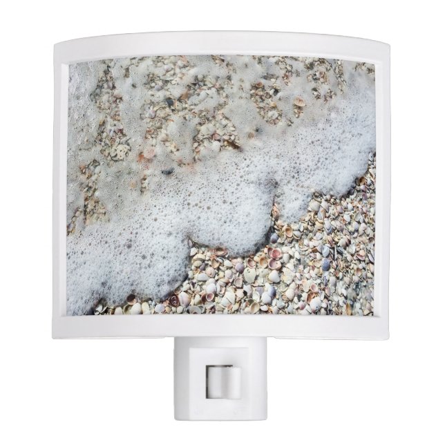 Beach Shells Sea Shell Background Ocean Texture Night Lights (Front)