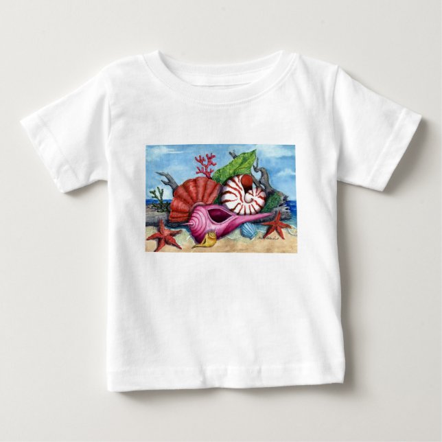 Beach Shells T-shirt - Customized (Front)
