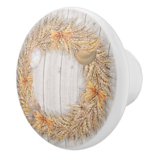 Beach Shells Wreath Drawer / Cabinet Knobs