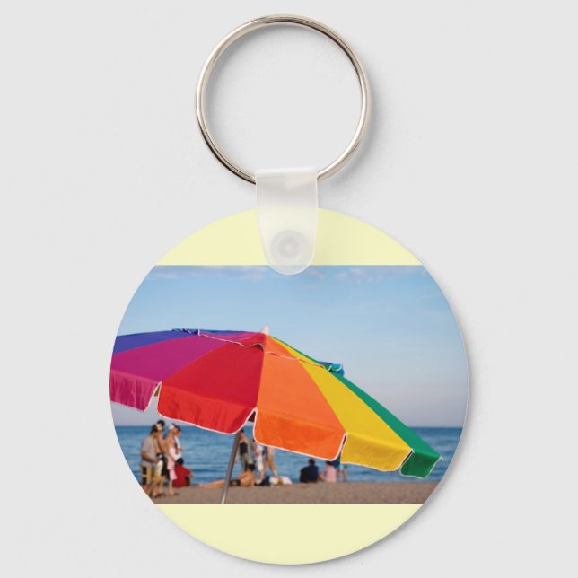 beach shelter keychain (Front)