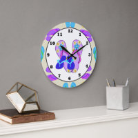 Beach Shoes Tropical wall clock