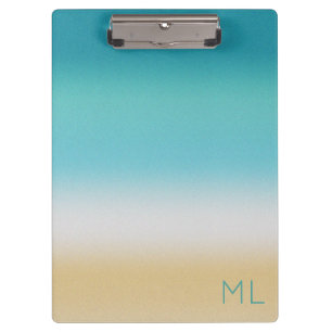 Beach Shore Abstract Bay Wave Surf Gift Clipboard