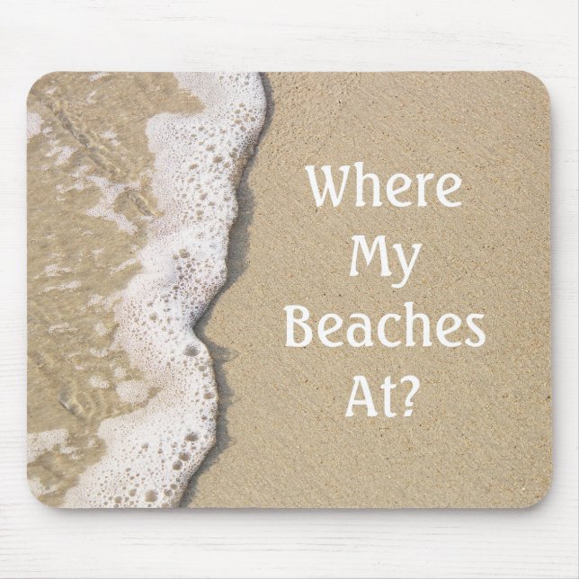 Beach Shore Mousepad (Front)