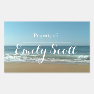 Beach Shore Name Labels