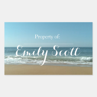 Beach Shore Name Labels