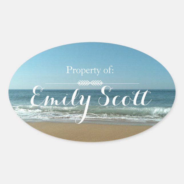 Beach Shore Name Labels (Front)