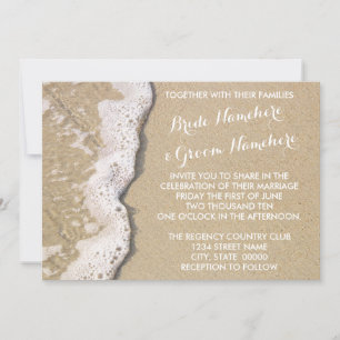 Beach Shore Wedding Invitations