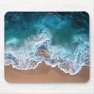 Beach Shoreline Waves Mouse Pad